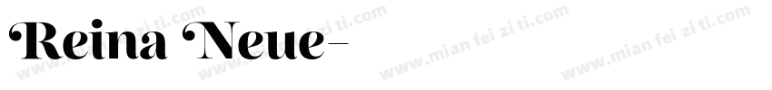 Reina Neue字体转换